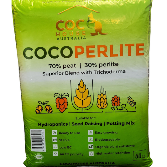 Coco House - 70 Peat / 30 Perlite Mix w/ Trichoderma