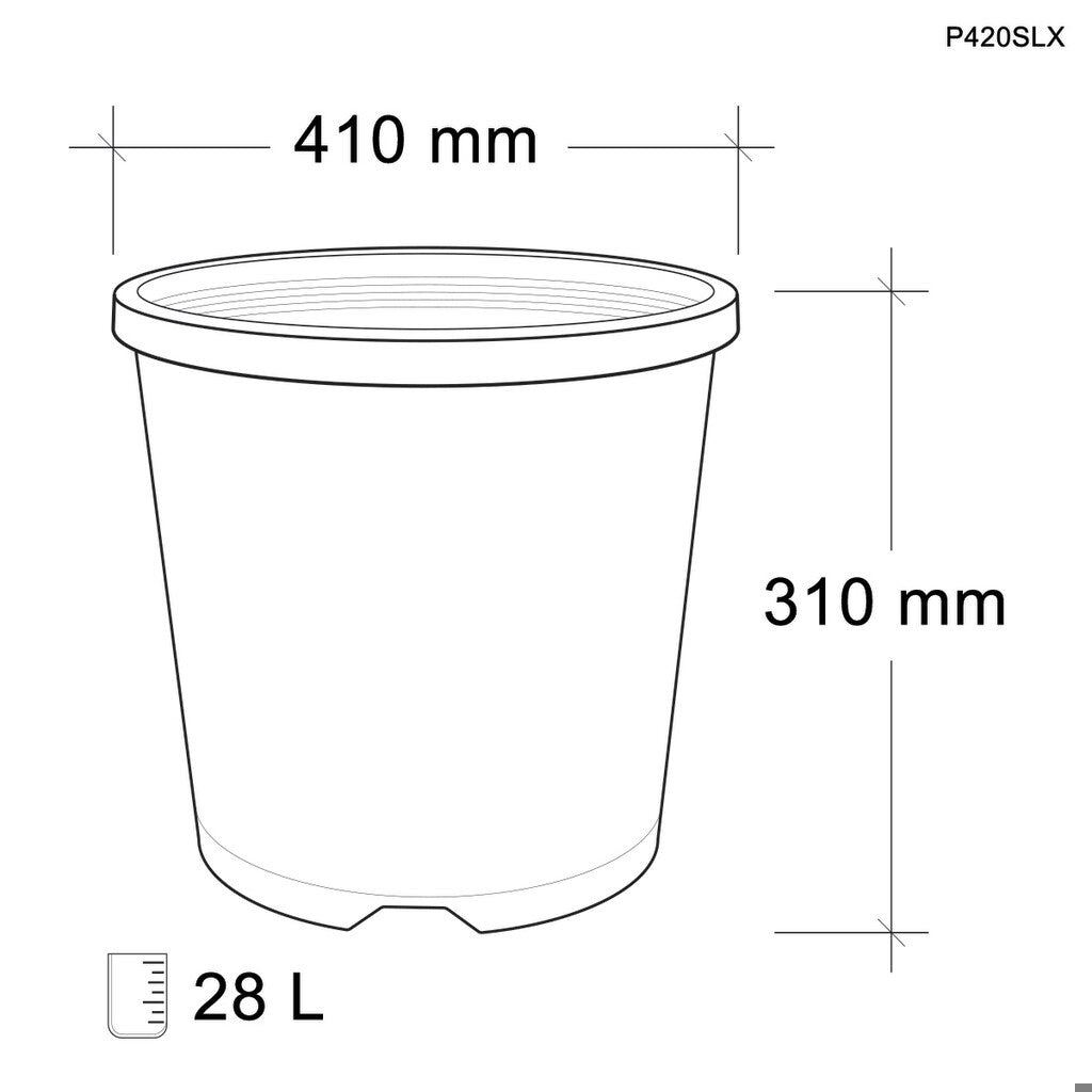 28L Slimline Pot (420mm)