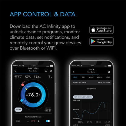 AC Infinity - Controller 69 Pro+ Independent programs for Eight Devices, Dynamic VPD, Temperature, Humidity, Scheduling, Cycles Wifi and Bluetooth