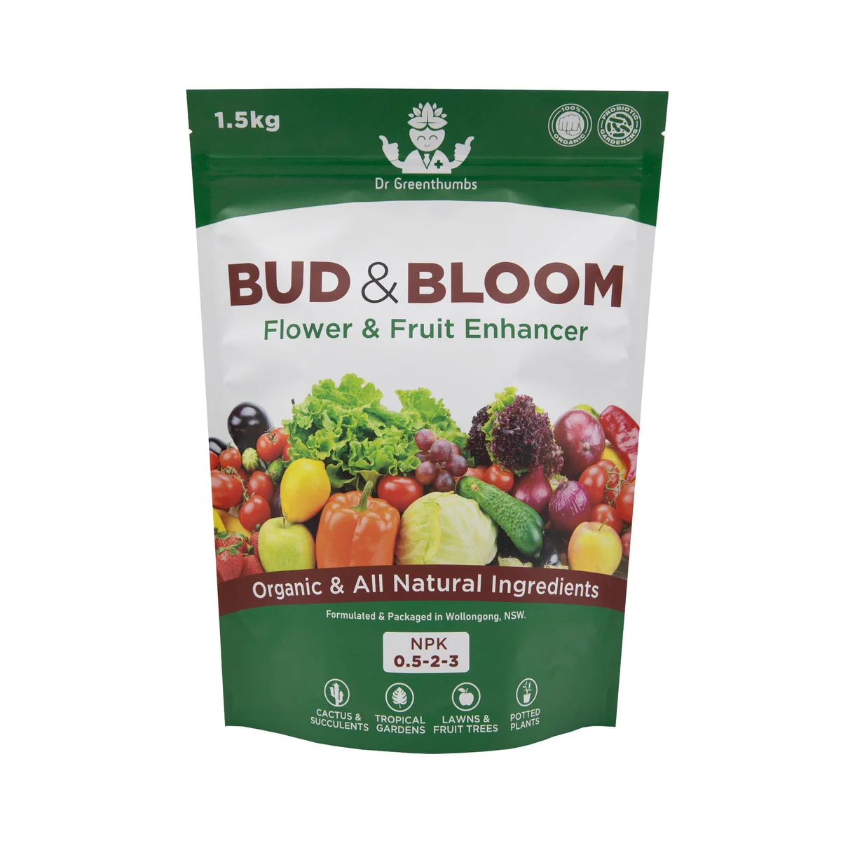 Dr Greenthumbs - Bud & Bloom 1.5kg (Flowering / Fruiting Craft Blend)