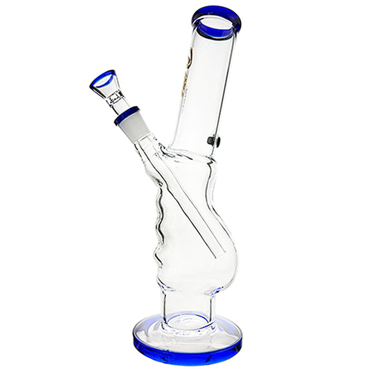 Billy Mate Gripper Glass Bong – 30cm (BLUE)