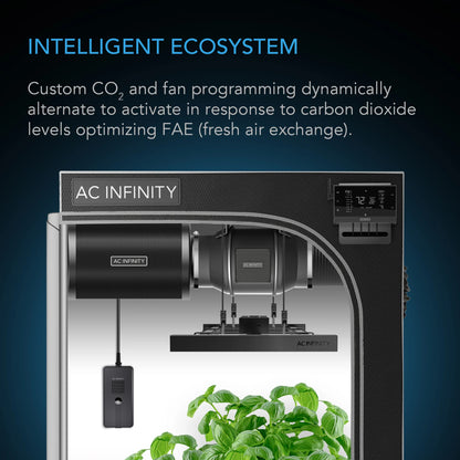 AC Infinity - Co2 + Light Sensor for Controller AI+, CO2 Data Tracking, Optimised FAE, Day and Night Scheduling $105.00