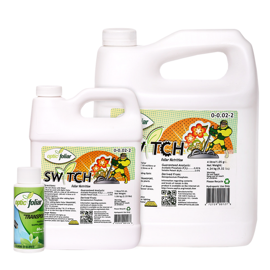 OPTIC FOLIAR SWITCH 1L/ 34oz +  TRANSPORT 60ml