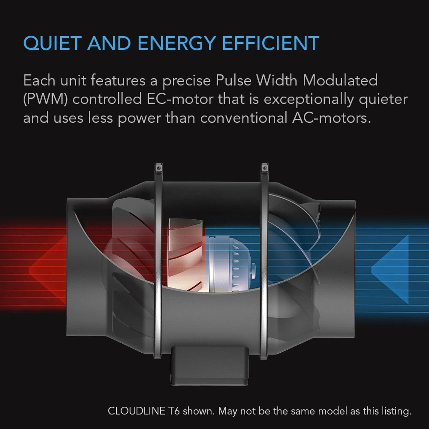 ***SPECIAL ORDER*** Cloudline Pro T12, Quiet Inline Duct Fan System with Temperature Humidity VPD Controller, 12 Inch - 300 MM