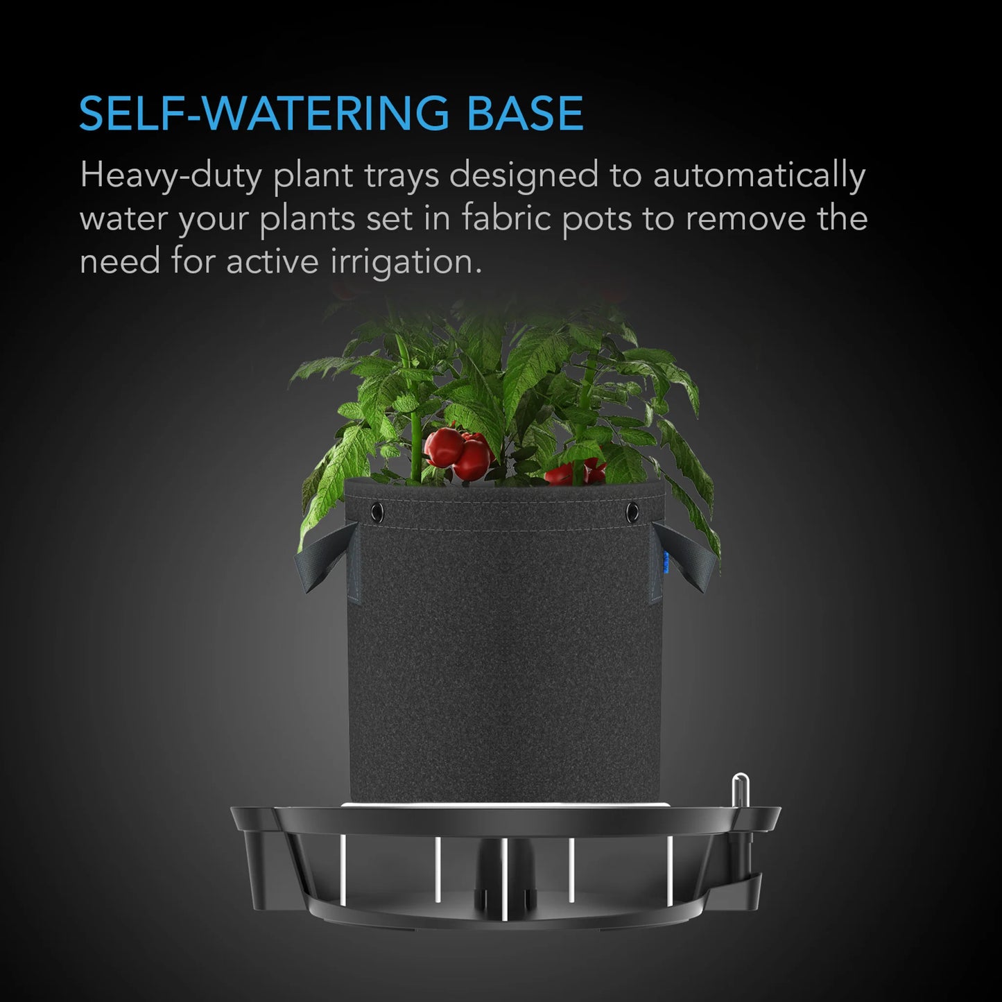 Self-watering Fabric pot base 4 pack