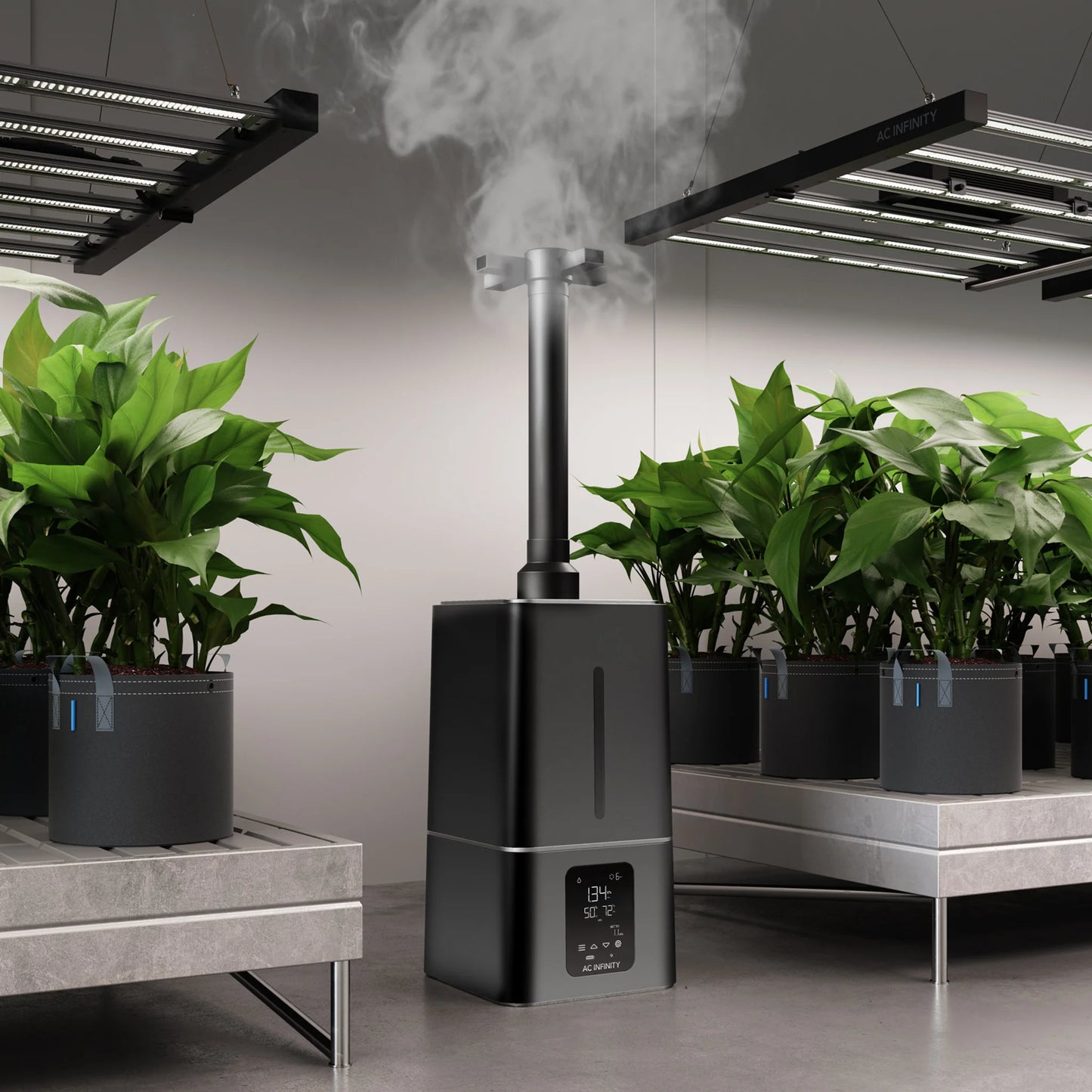 Cloudforge T7 V2, Plant Humidifier, 15L, Smart controls w. targeted Vaporising