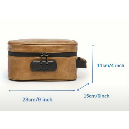 Leather Smell-Proof Storage Bag