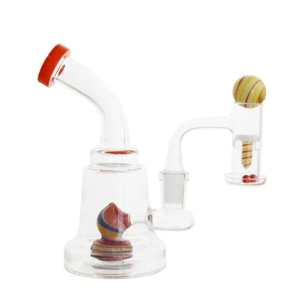 Fully Fused Straight Terp Slurper Complete 90° Quartz Dab Kit – 14mm Male