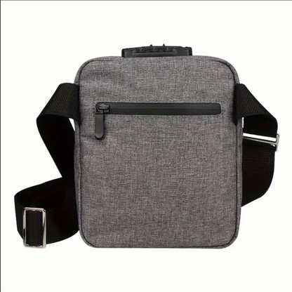 Grey Smell-Proof Crossbody Bag