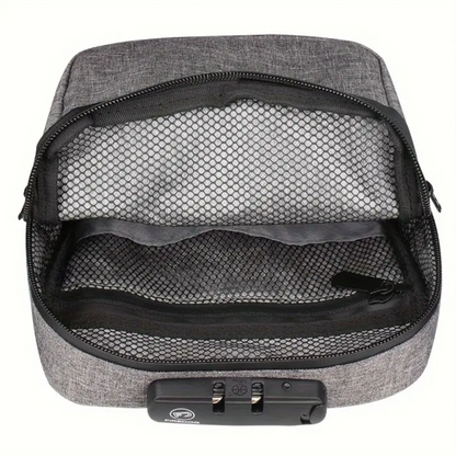 Grey Smell-Proof Crossbody Bag