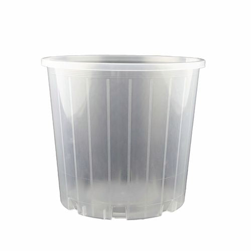 Plastic Pot 200mm 4.5L Clear