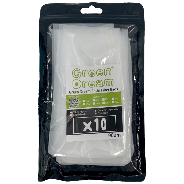 90 Micron Bag (Herb) 8 x 14 cm - Pack 10